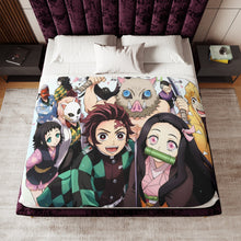 Load image into Gallery viewer, Demon Slayer: Kimetsu no Yaiba Sherpa Blanket