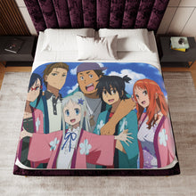 Load image into Gallery viewer, Anohana Sherpa Blanket
