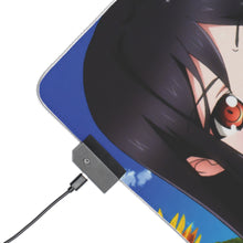 Load image into Gallery viewer, Accel World Kuroyukihime, Yuniko Kouzuki RGB LED Mouse Pad (Desk Mat)