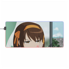 Load image into Gallery viewer, The Melancholy Of Haruhi Suzumiya RGB LED Mouse Pad (Desk Mat)