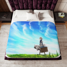 Load image into Gallery viewer, Violet Evergarden Sherpa Blanket