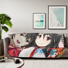 Load image into Gallery viewer, Akame and Kurome Sherpa Blanket