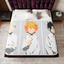 Load image into Gallery viewer, The Promised Neverland Ray, Norman, Emma Sherpa Blanket