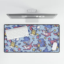 Load image into Gallery viewer, Pokemon and Stars Mouse Pad (Desk Mat)