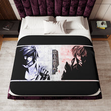 Load image into Gallery viewer, Anime Death Note Sherpa Blanket