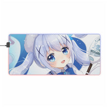 Load image into Gallery viewer, Is The Order A Rabbit? RGB LED Mouse Pad (Desk Mat)