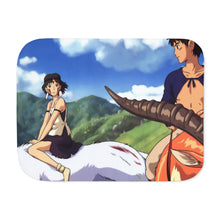 Load image into Gallery viewer, Princess Mononoke Sherpa Blanket