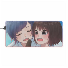 Load image into Gallery viewer, To Become a Real Heroine! The Unpopular Girl and the Secret Task RGB LED Mouse Pad (Desk Mat)