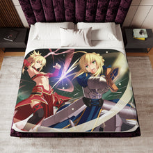 Load image into Gallery viewer, Fate/Apocrypha Saber Sherpa Blanket