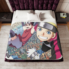 Load image into Gallery viewer, Boruto Sherpa Blanket