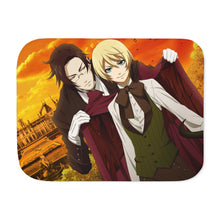 Load image into Gallery viewer, Black Butler Sherpa Blanket