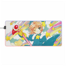 Load image into Gallery viewer, Cardcaptor Sakura Sakura Kinomoto, Keroberos RGB LED Mouse Pad (Desk Mat)
