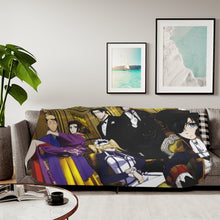 Load image into Gallery viewer, Black Butler Sherpa Blanket