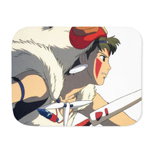 Load image into Gallery viewer, Anime Princess Mononoke Sherpa Blanket