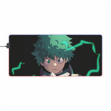 Load image into Gallery viewer, My Hero Academia Izuku Midoriya RGB LED Mouse Pad (Desk Mat)