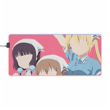 Load image into Gallery viewer, Blend S Maika Sakuranomiya, Kaho Hinata, Mafuyu Hoshikawa RGB LED Mouse Pad (Desk Mat)