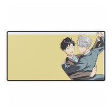 Load image into Gallery viewer, Yuri!!! On Ice Victor Nikiforov, Yuuri Katsuki Mouse Pad (Desk Mat)