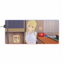 Load image into Gallery viewer, Is It Wrong to Try to Pick Up Girls in a Dungeon? RGB LED Mouse Pad (Desk Mat)