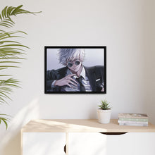 Load image into Gallery viewer, Satoru Gojo Canvas Framed Art Print