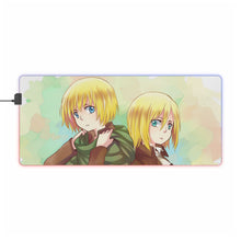 Load image into Gallery viewer, Anime Attack On Titan RGB LED Mouse Pad (Desk Mat)