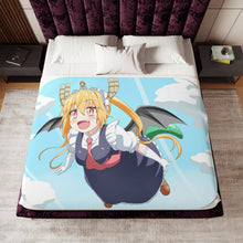 Load image into Gallery viewer, Miss Kobayashi's Dragon Maid Kobayashi San Chi No Maid Dragon, Tohru Sherpa Blanket