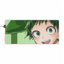 Load image into Gallery viewer, My Hero Academia Izuku Midoriya RGB LED Mouse Pad (Desk Mat)