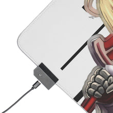 Load image into Gallery viewer, Fate/Apocrypha Saber Of Red RGB LED Mouse Pad (Desk Mat)