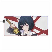 Load image into Gallery viewer, Anime Armed Girl's Machiavellism RGB LED Mouse Pad (Desk Mat)