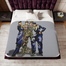 Load image into Gallery viewer, Anime Jojo's Bizarre Adventure Sherpa Blanket