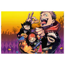 Load image into Gallery viewer, Yuji Itadori Satoru Gojo Nobara Kugisaki Megumi Fushiguro and Blindfold Jigsaw Puzzle