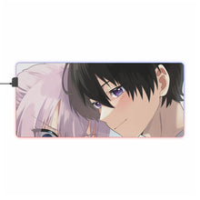 Load image into Gallery viewer, Shikimori's Not Just A Cutie RGB LED Mouse Pad (Desk Mat)
