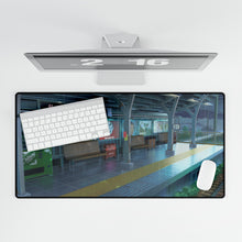 Load image into Gallery viewer, Anime Train Station Mouse Pad (Desk Mat)