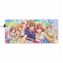 Load image into Gallery viewer, The Quintessential Quintuplets RGB LED Mouse Pad (Desk Mat)