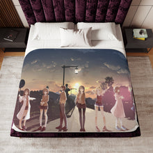 Load image into Gallery viewer, Rascal Does Not Dream of Bunny Girl Senpai Mai Sakurajima, Sakuta Azusagawa, Rio Futaba, Kaede Azusagawa, Tomoe Koga Sherpa Blanket