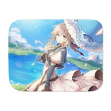 Load image into Gallery viewer, Violet Evergarden Violet Evergarden, Violet Evergarden Sherpa Blanket