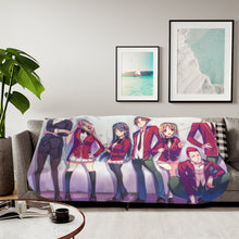 Load image into Gallery viewer, Classroom of the Elite Suzune Horikita, Honami Ichinose, Sae Chabashira Sherpa Blanket