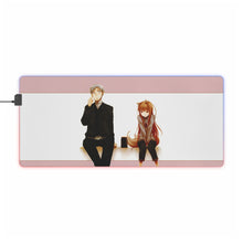 Load image into Gallery viewer, Spice And Wolf RGB LED Mouse Pad (Desk Mat)