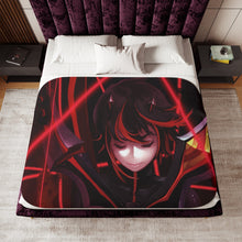 Load image into Gallery viewer, Anime Kill La Kill Sherpa Blanket
