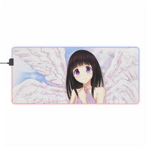 Load image into Gallery viewer, Eru Chitanda Smiling RGB LED Mouse Pad (Desk Mat)