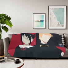 Load image into Gallery viewer, Kaguya-sama: Love Is War Minimalist Sherpa Blanket