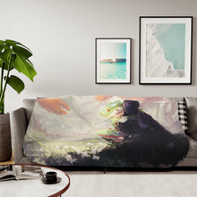 Load image into Gallery viewer, Dawn & Flowers Sherpa Blanket