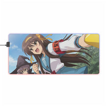 Load image into Gallery viewer, The Melancholy Of Haruhi Suzumiya RGB LED Mouse Pad (Desk Mat)