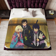 Load image into Gallery viewer, Rin,Yukio and Shiemi Sherpa Blanket