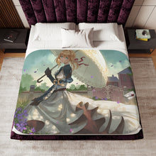 Load image into Gallery viewer, Violet Evergarden Sherpa Blanket