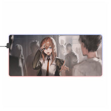 Load image into Gallery viewer, Assistant Christina- Makise Kurisu RGB LED Mouse Pad (Desk Mat)