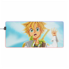 Load image into Gallery viewer, Meliodas RGB LED Mouse Pad (Desk Mat)