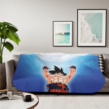 Load image into Gallery viewer, The Spirit Bomb Sherpa Blanket