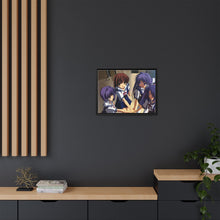 Load image into Gallery viewer, Clannad Nagisa Furukawa, Kyou Fujibayashi, Kotomi Ichinose, Ryou Fujibayashi Canvas Framed Art Print