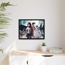 Load image into Gallery viewer, World Lines Clashing Canvas Framed Art Print