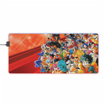 Load image into Gallery viewer, My Hero Academia Izuku Midoriya, Katsuki Bakugou, All Might, Tenya Iida, Shouta Aizawa RGB LED Mouse Pad (Desk Mat)
